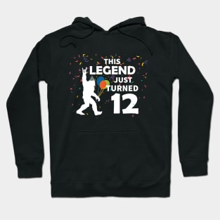 This legend just turned 12 a great birthday gift idea Hoodie